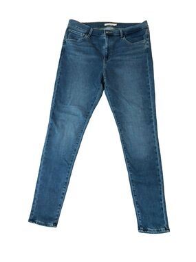 Levi’s 720 High Rise Super Skinny Jeans Size 32 Medium Wash Stretch Women’s